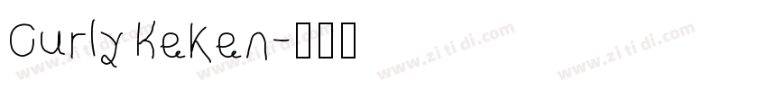 Curly Keken字体转换